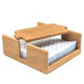 Handmade Wooden Paper Tissue Holder Napkin Box for Kitchen Dining 15*15*8Cm Customized Rectangle Serviette Paper Hunger. 