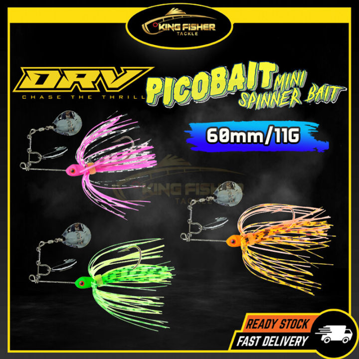 KFT DRAVE'S PICOBAIT SPINNERBAIT 11G, 60mm Fishing Lure Baits Pancing Toman Haruan Snakehead Killer Gewang Umpan Tiruan