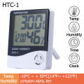 【Top-Rated Product】LCD Electronic Digital Temperature Humidity Meter Multifunction Indoor Outdoor Thermometer Hygrometer Weather Station Clock. 