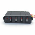 Generic 12V 4-Gang Rocker Switch Box Emergency Strobe Light Bar Toggle Controller Panel. 