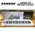 Samson Carbon 49 - USB MIDI Controller Midi Key Board. 
