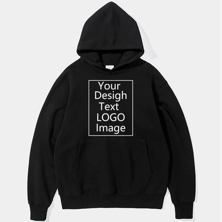 Custom Hoodies Women Logo Text Photo Hoodie Women Loose