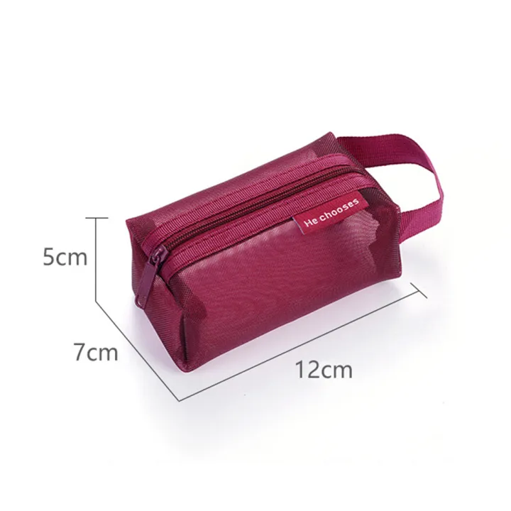 Key%20Pencil%20case%20Organizer%20Earphone%20Large%20capacity%20Nylon%20mesh%20Square%20Lipstick%20Pen%20bag%20for%20School%20Office%20Travel%20Students%20Stationery%20-%20Image%206