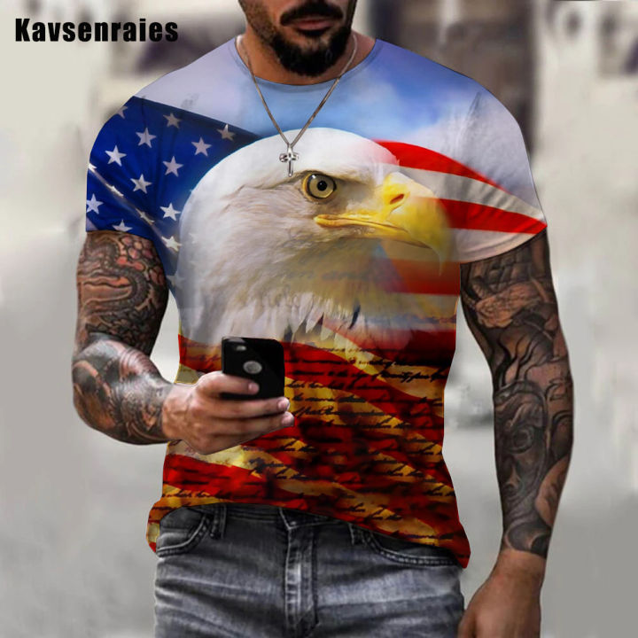 2022%20American%20Eagle%20Print%203D%20T-shirt%20USA%20Flag%20Short%20Sleeve%20Hip%20Hop%20Funny%20Flying%20Eagle%20T%20Shirt%20Boy%20Girl%20Casual%20Streetwear%20Tops%20-%20Image%203