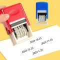 【Toy life hall】Date Stamps Practical ABS Adjustable Reusable DIY Hand Account Office Supplies. 