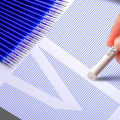 20 Sets / Set Of Rewritable Gel Pen Erasable Refill 0.38mm Needle Refill Blue Black Ink Blue Red Ink School Writing Stationery. 