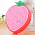 1pc Fresh Cute Fruit Thickened Sponge Scouring Pad Rag Decontamination Dish Cloth Dish Towel Sponge Wipe Kitchen Cleaning Items. 