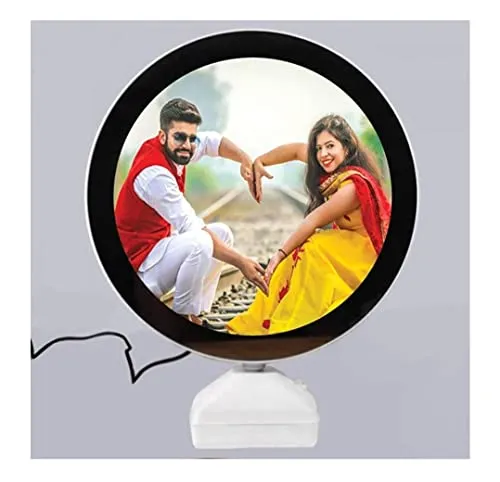 Light Frame Magic Led Photo Frame Magic Mirror Picture Photo Frame With Light gift | Daraz.lk
