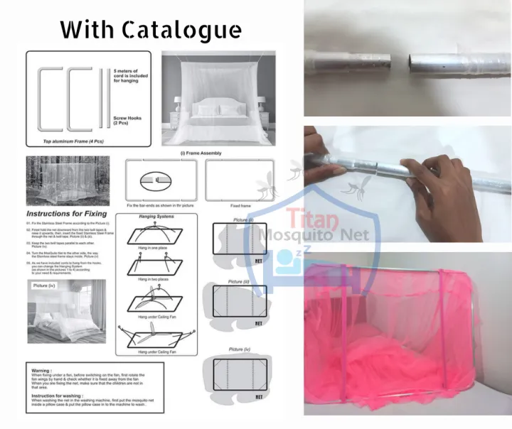 Mosquito%20Net%20/Quick%20mosquito%20Net%20/Bed%20Size%20/New%20Style%20Mosquito%20Net%20/%20Single%20Bed%20(6*3)%20/Reusable%20Stainless%20Aluminum%20Frame%20-%20Image%206