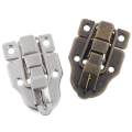 【FOOT SOFA】1xhanshi 2pcs Jewelry Chest Box Antique Metal Buckle Suitcase Case Toggle Lock Hasp Latch. 