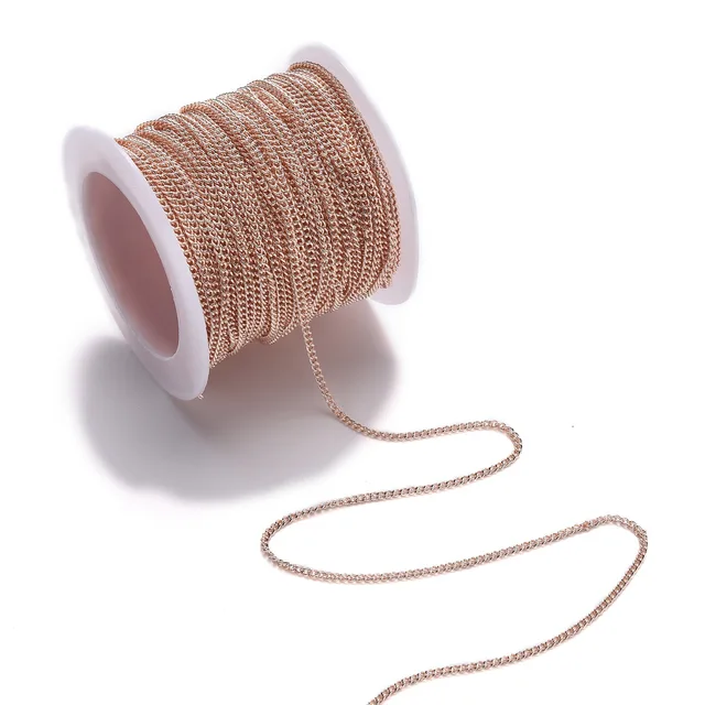 1/2/5/10Meter%202.0/2.5mm%20Gold%20Stainless%20Steel%20Flat%20Cable%20Necklace%20Chains%20Accessories%20For%20Bracelet%20Jewelry%20Makings%20Components%20DIY%20-%20Image%204