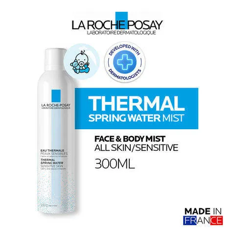 La Roche Posay Thermal Spring Water Mist 300 ml - Face/Body Sensitive Skin Mist, Anti-inflammatory, Anti-Allergic, Refreshing SAB (FROM MALAYSIA)