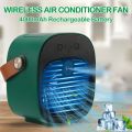 Portable Mini Air Conditioner Wireless Air Cooler USB Rechargeable Cooling Fan Portable Air Conditioner For Room Camping CarsUSB Fan. 