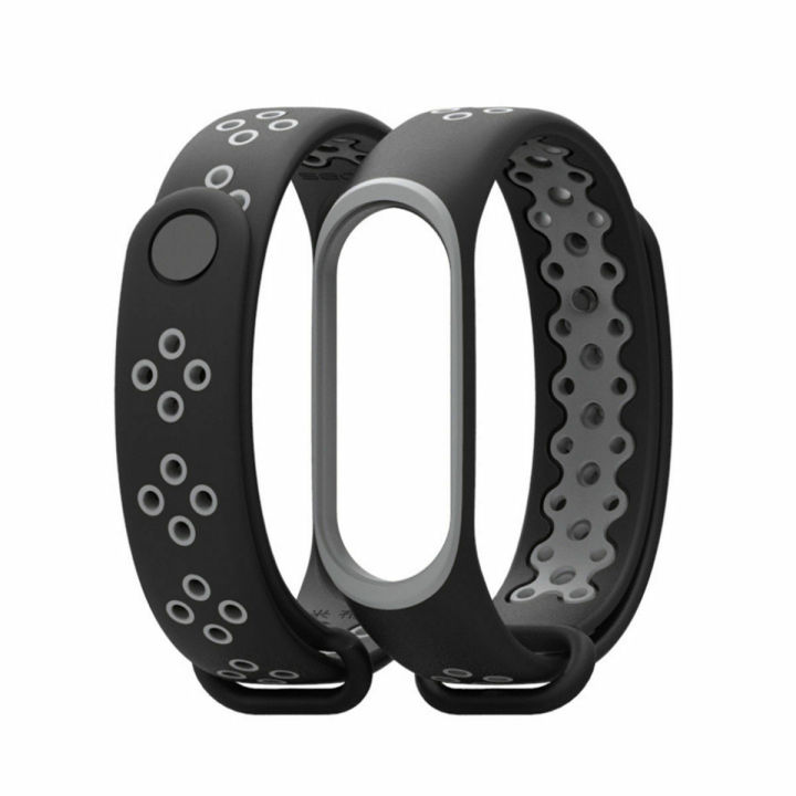 Sport Silicone Replacement Bracelet Wrist Band Strap for Xiaomi Mi Band 3&4 and M4 bands