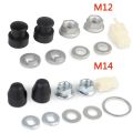 E-Bike Electric Bicycle Hub Motor Axle Lock Nut /Lock Washer /Spacer /Nut Cover with 12mm Shaft. 