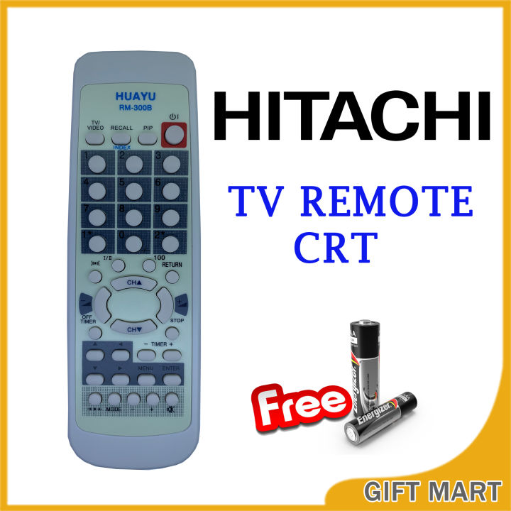 Hitachi universal Multi Crt Tv Remote Controller & Free Batteries