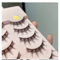 [New arrivals] Set of 5 pairs of beautiful natural princess-style 3D false eyelashes for women. 