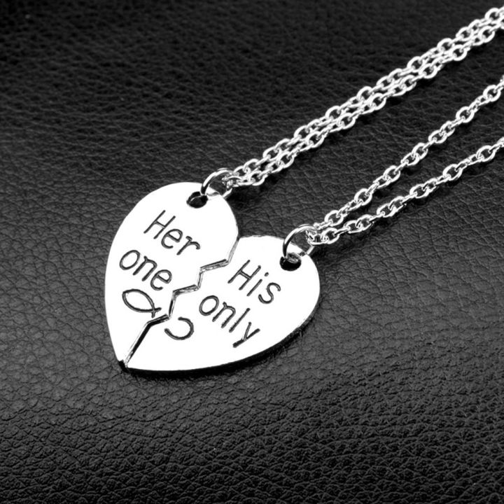 Couple%20Love%20Heart%20Stitching%20Pendant%20Girlfriend%20Boyfriend%20Chain%20Necklaces%20gift%20-%20Image%205