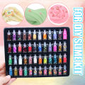 48Pcs Sequins/Glitter Filler Soft Slime Toys For Children Mud DIY Kit. 