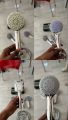 Handheld Shower Head with 5 Spray Setting Modes, Water Saving Showerhead, Multi-Functions, Bathroom Accessories Chrome Plated Round Shower Heads. 