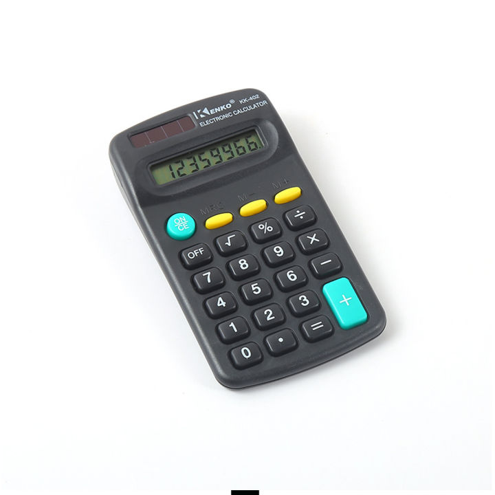 KK-402 Mini Portable Calculator 8-bit Electronic Computer Student Office Desktop Financial Accounting Business Calculator Hs320L