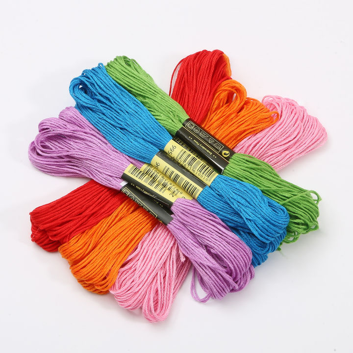 5-50pcs%207.5m%20Multicolour%20Cross-Stitch%20Thread%20Fancy%20Yarn%20Wiring%20Hairpin%20Embroidery%20Thread%20Embroidery%20Thread%20Handmade%20DIY%20Craft%20Making%20-%20Image%2010