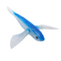 Fishing Lure Flying Fish Artificial For Seawater Soft Silicone Marlin Saltwater Tuna Mackerel Barracuda. 