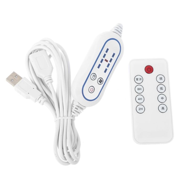 Remote Control with Timing Function ON OFF Switch 4 Speed Adjustable ...