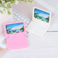 2Pcs/Set Simulation Mini Laptop Computer 1:12 Dollhouse Miniature Fashion Crafts MJK. 
