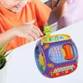 Light Sound Musical Cube Baby Activity Cube for Gifts Observation Fine Motor. 