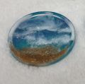 Seascape Resin Coaster set. 