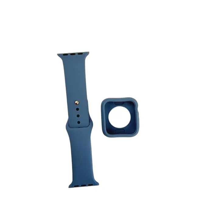 40mm 2 in 1 Soft Silicone Case + Strap for smartwatch