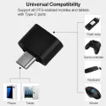 【Huaxiacuye8718】2Pcs USB-C OTG Adapter for Huawei P40 P20 P9 Pro Lite Nova 3 4 5 5T 6 7 8 Pro SE USB OTG Data Converter. 