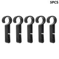 5/10pcs Plastic Helmet Clips Attachment Head Light Clamps Black Set Headlamp Hard Hat Safety Cap Hook Outdoor Tools. 