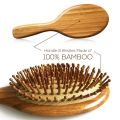 Premium Wooden Bamboo Hair Brush Improve Hair Growth Wood hairbrush Prevent Hair Loss Comb Bamboo Comb Teeth. 
