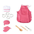 Kids Cooking Utensils Vivid Appearance Dress Up Clothes Kids Chef Combo. 