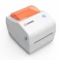 Kcomer RE418 Direct Thermal Printer Barcode Shipping Label Maker Machine 4inch 110mm. 