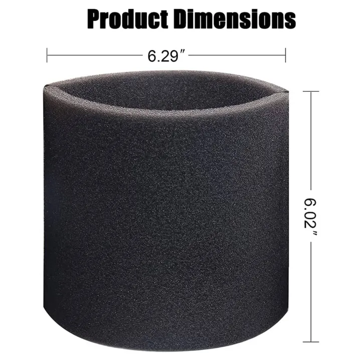 7%20Pack%20VF2001%20Foam%20Filter%20Type%20for%20Shop%20Vac%20Wet%20Dry%20Vacuums%205%20Gallon%20and%20Larger,for%20Vacmaster&Genie%20Shop%20Vacuum%20Cleaners%20-%20Image%204