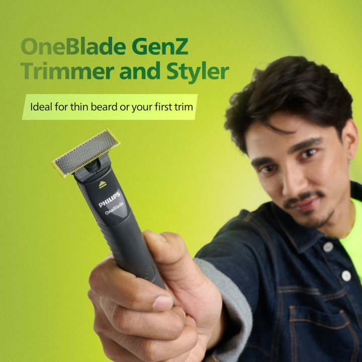 Philips%20OneBlade%20Gen%20Z%20Beard%20Trimmer%20&%20Styler%20%7C%20Designed%20for%20Skin%20Comfort,%20No%20Nicks%20&%20Cuts%20%7C%20Dual%20Protect%20Tech%20%7C%20Acne%20Prone,%20Sensitive%20Skin%20or%20Patchy%20Beard%20%7C%202%20Year%20Warranty%20%7C%20QP1424/10%20-%20Image%203