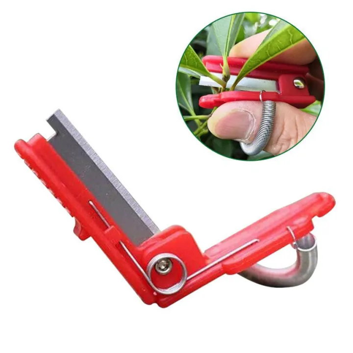 【ZOSR】Multifunctional Thumb Knife TTLIFE Garden Pruning Shears Fruit Picker Safety Fruit Blade Tool Cutting Blade Ring Finger Protector Catcher