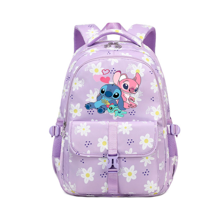 Disney Lilo Stitch Kids School Bag Cute Backpack for Girls Children ...