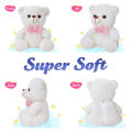 22cm Luminous Bear Teddy Stuffed Doll with LED Cute Animal Soft Plush Toy Nightlight Glow Bear Sensory Toys Gift for Kids. 