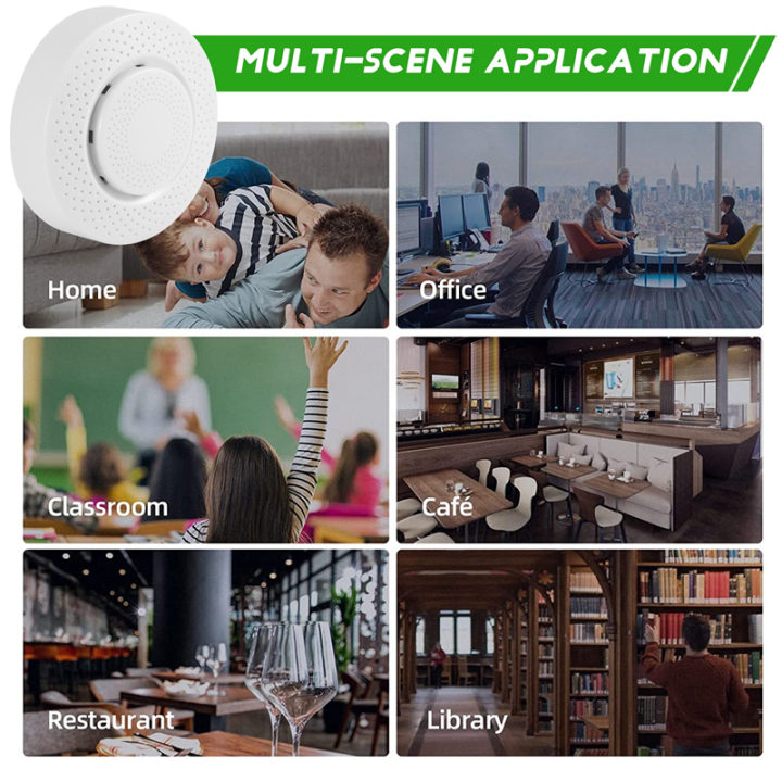 Zigbee/Tuya Smart Air Box Carbon Dioxide Detector CO2 Gas Sensor | Daraz.lk