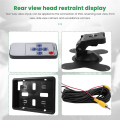 1Set 9 Inch Car LCD Monitor HD -Compatible VGA/AV TV DVD Player Camera Rear View Headrest Monitor Parking Rearview System. 