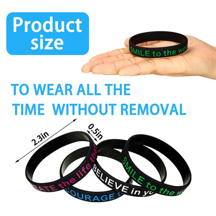30%20Pieces%20Motivational%20Bracelets%20Set%20Silica%20Gel%20Motivational%20Silicone%20Wristbands%20Motivational%20Silicone%20Bracelets%20for%20Men%20and%20Women%20Black%20-%20Image%207