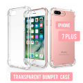 iPhone 7 Plus Back Cover Transparent Soft Silicone Clear Case Shockproof Bumper iPhone Case For Boys Girls. 