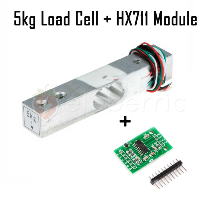 Load Cell 5kg with HX711 Module Weight Scale Weighing Sensor Module Set for Arduino