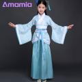 Kids Hanfu Dress Traditional Chinese Hanfu Dress for Kids Adjustable Belt Long Sleeve Perfect for Stage Performance Cosplay Southeast Asian Buyers' Favorite. 