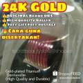 SALE ! 🌟 SALE!! 24k GOLD TITANIUM CE ROHS CERTIFIED Dermaroller Derma Roller Dheal Clear Microneedling Acne Scar Busybody. 