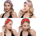 6 pcs Fashion Sports Headband Women Running Fitness Yoga Elastic Hair Bands Absorbing Sweat Breathable Stretch Makeup Hair Accessories. 